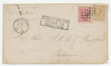 Utrecht - Ned. Indie 1875 - Via Brindisi Britsche Pakketb.