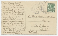 Postagent Amsterdam - Batavia 1935 : naar Breda