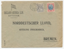 Firma envelop Holland Amerika Lijn - Rotterdam 1921