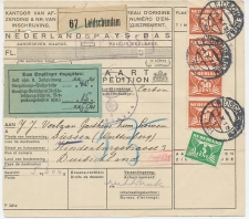 Em. Duif Expresse Pakketkaart Leidschendam - Duitsland 1943