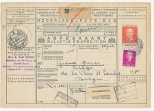 Em. En Face Pakketkaart Spekholzerheide - Belgie 1953