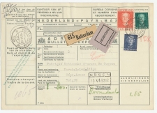 Em. En Face Pakketkaart Rotterdam - Belgie 1953
