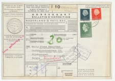 Em. Juliana Pakketkaart Loenen op de Veluwe - Belgie 1967