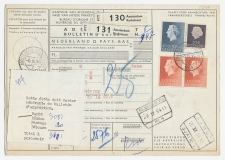 Em. Juliana Pakketkaart Amsterdam - Belgie 1964