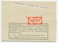 Telegram Roermond - Utrecht 1957 - Stempel Rijkstelegraaf