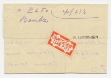 Telegram Genova - Vlaardingen 1949