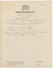 Telegram Rome - Arnhem 1859