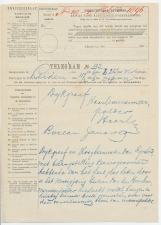 Telegram Leiden - Haarlem 1896