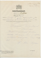 Telegram Utrecht - Arnhem 1864