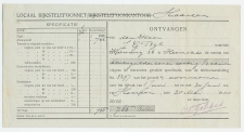 Haarlem 1918 - Kwitantie Rijkstelefoon 