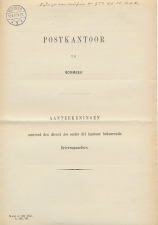 Boxmeer 1913 - Aantekening der dienst der Brievengaarders