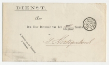 Dienst Postkantoor Amsterdam 1898  Lijst bestelde Uniformkleding