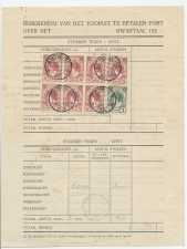 Em. Bontkraag Eindhoven 1925 - Frankering bij Abonnement