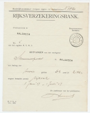 Aalsmeer 1907 - Kwitantie Rijksverzekeringsbank