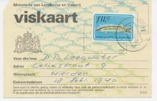 Viskaart Kleine visakte 1978 / 1979
