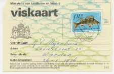 Viskaart Kleine visakte 1979 / 1980