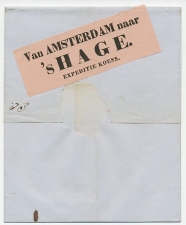 Arnhem - Amsterdam - Den Haag 1850 - Expeditie Koens