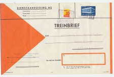 Treinbrief Arnhem - Utrecht 1969