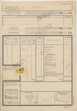 Vrachtbrief NS Almelo - Den Haag 1930