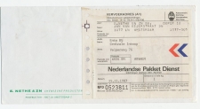 Amsterdam - Arnhem 1983 - Stakingspost - Ned. Pakket Dienst