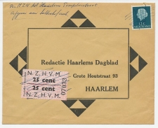 Haarlem - Persbrief NZHVM 25 cent