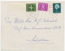 FDC / 1e dag Em. Fluorescerend papier 1962