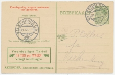 Spoorwegbriefkaart G. NS216 c Valkenburg 1927