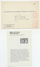 PTT Introductiefolder ( Engels ) Em. Staten Generaal 1964