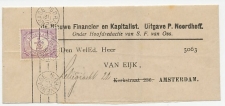 Drukwerkrolstempel / wikkel - s Gravenhage 1912