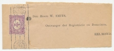 Drukwerkrolstempel / wikkel - s Gravenhage 1914