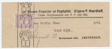 Drukwerkrolstempel / wikkel - s Gravenhage 1912