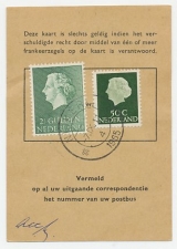 Em. Juliana Postbuskaartje Nijkerk 1965