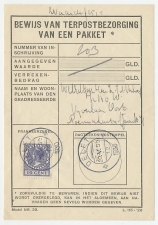 Em. Veth Delft 1930 - Bewijs van terpostbezorging