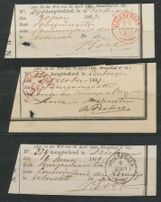 Driebergen 1867 / 1871 - Ontvangbewijs aangetekende zending