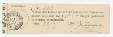 Giessen Nieuwkerk 1903 - Stortingsbewijs postwissel