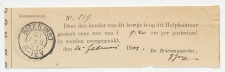 Beek 1901 - Stortingsbewijs postwissel