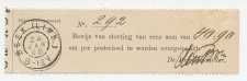 Beek 1908 - Stortingsbewijs postwissel
