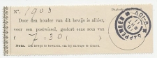 Sappemeer 1911 - Stortingsbewijs postwissel