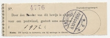 Enschede 1910 - Stortingsbewijs postwissel