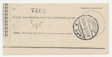 Enschede 1912 - Stortingsbewijs postwissel