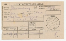 De Krim 1952 - Stortingsbewijs belasting