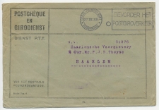 Machinestempel Postgiro kantoor Den Haag 1933