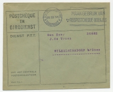 Machinestempel Postgiro kantoor Den Haag 1933