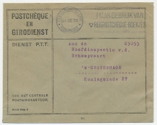 Machinestempel Postgiro kantoor Den Haag 1933