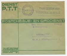 Machinestempel Postgiro kantoor Den Haag 1936