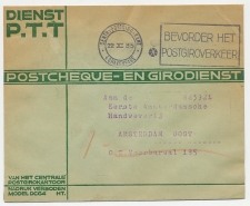 Machinestempel Postgiro kantoor Den Haag 1935