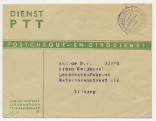 Dienst PTT Den Haag 1953 -  Stempel: Centr. Girokantoor