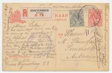 Em. Bontkraag Aangetekend Briefkaart Scheveningen - Belgie 1918