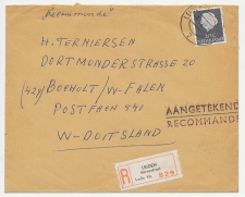 Em. Juliana Aangetekend Leiden - Duitsland 1967 - Zonder recht 