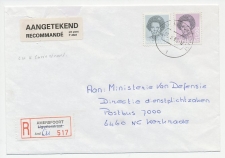 Em. Beatrix Aangetekend Amersfoort 1993 - Gewijzigd strookje